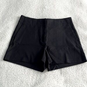 LOFT Cotton 4” Black Shorts, Size 12, Curvy Fit